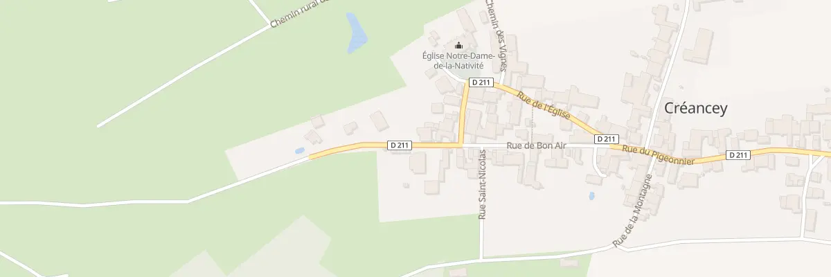 Plan du 16 Rue de Bon Air à Châteauvillain