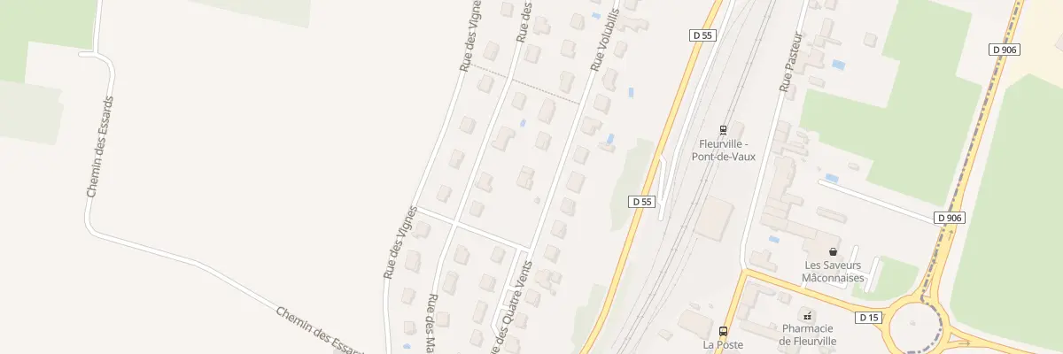 Plan du 40 Rue des Volubilis à Fleurville