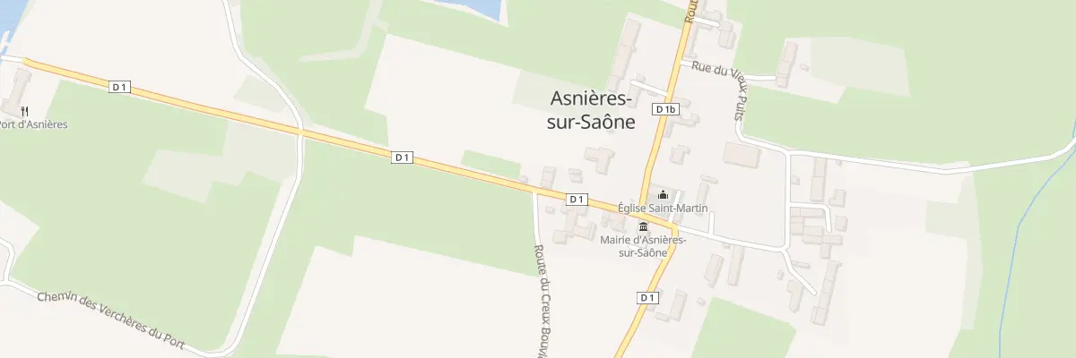 Plan du 130 Rte du Port à Asnières-sur-Saône