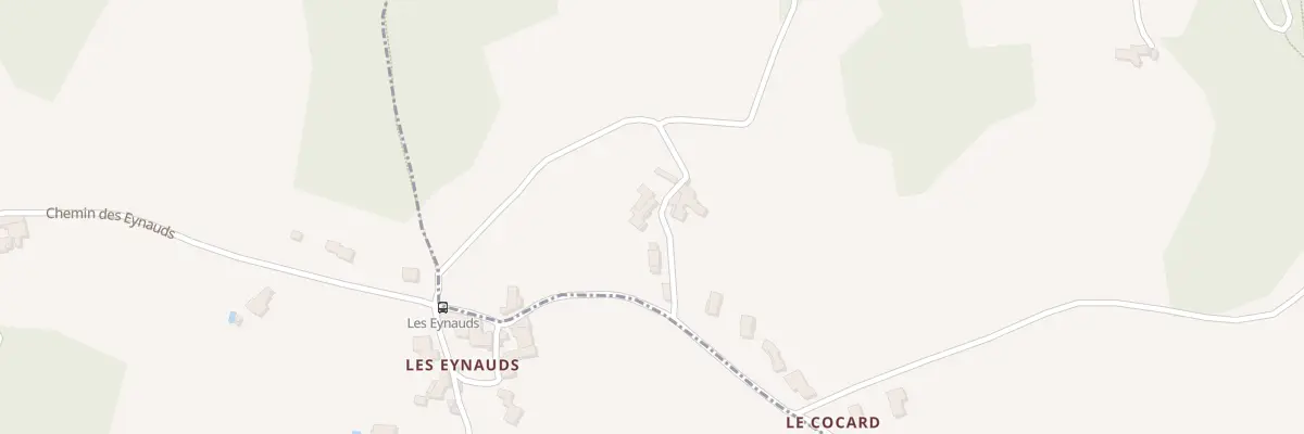 Plan du 9001 Au Cocard à Saint-Romain-de-Surieu