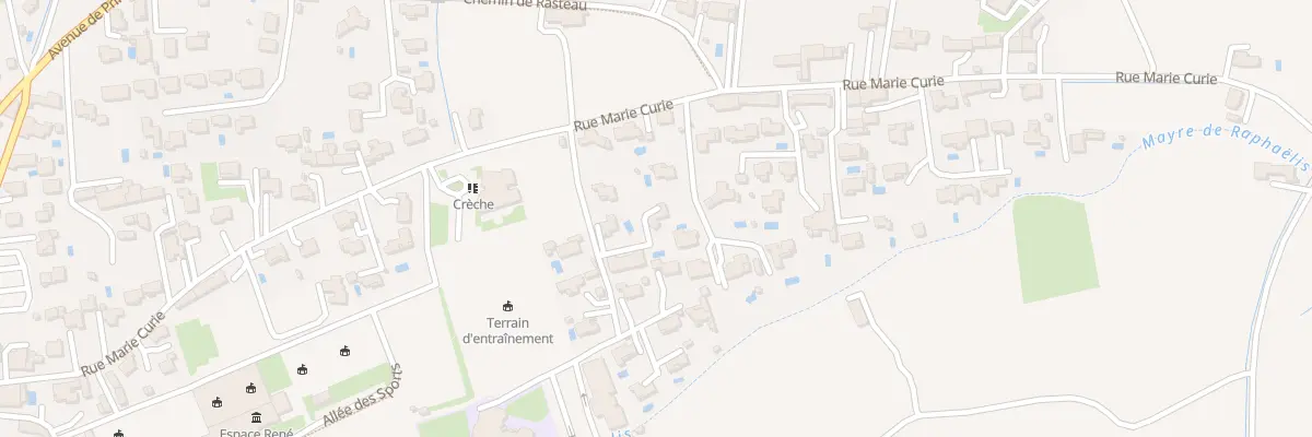 Plan du 411 Rue Marie Curie à Camaret-sur-Aigues