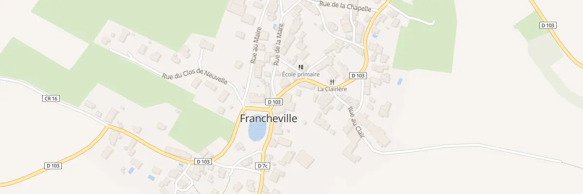 Plan du 2 Rue de l’Eglise à Francheville