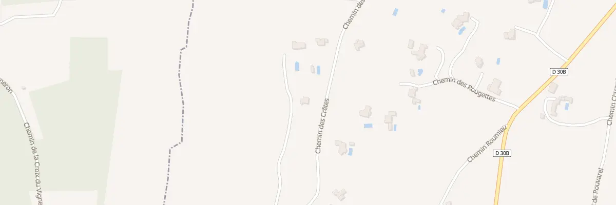 Plan du 6100 Rte d’Eyragues Cd 30b à Noves