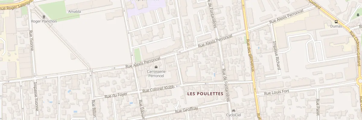 Plan du 3 Rue Charles Gounod à Villeurbanne