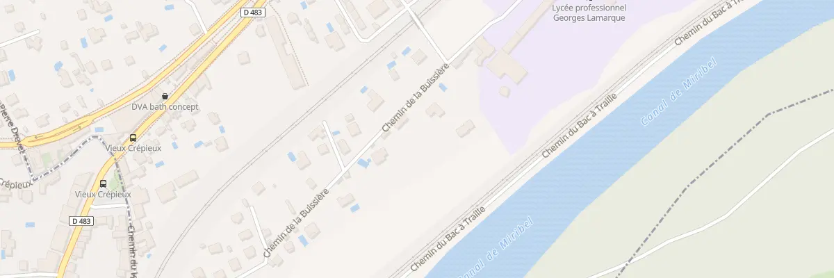 Plan du 23B Che de la Buissière à Rillieux-la-Pape