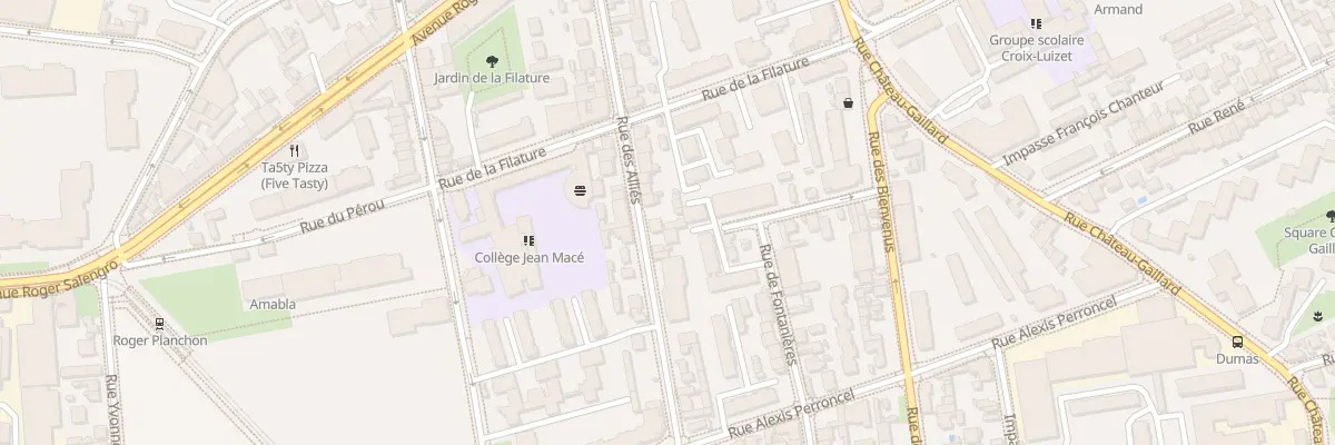 Plan du 29A Rue des Alliés à Villeurbanne