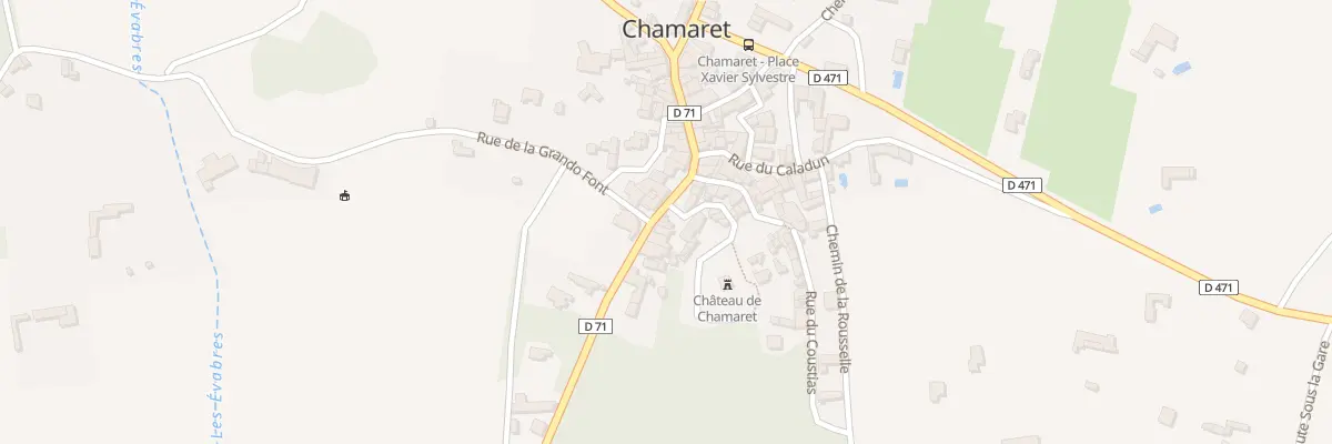 Plan du 5120 Le Village à Chamaret
