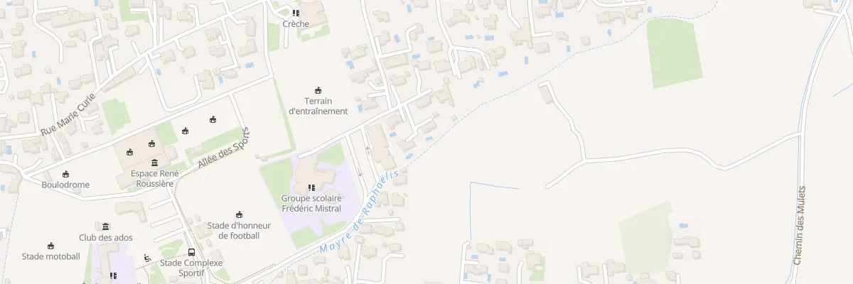 Plan du 6120 Rue Marie Curie à Camaret-sur-Aigues