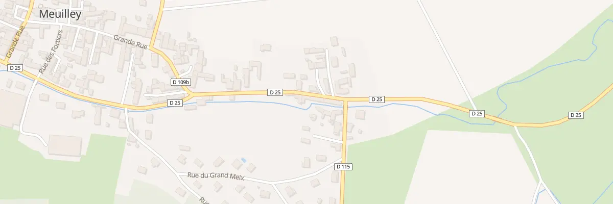 Plan du 24 Rue du Château à Meuilley