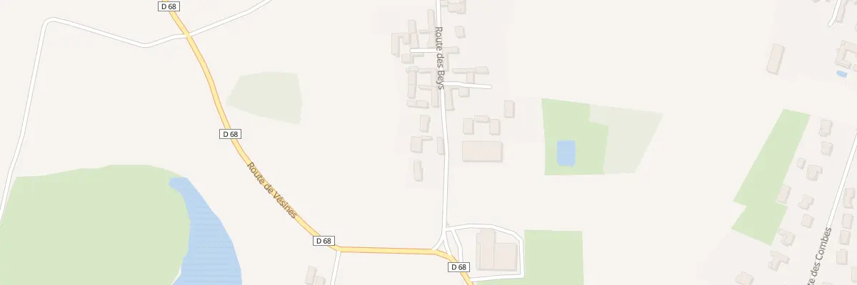 Plan du 115 Rte des Beys à Feillens