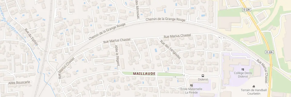 Plan du 354B Rue Marius Chastel à Sorgues