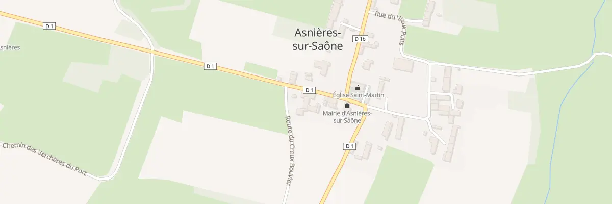 Plan du 69 Rte du Port à Asnières-sur-Saône