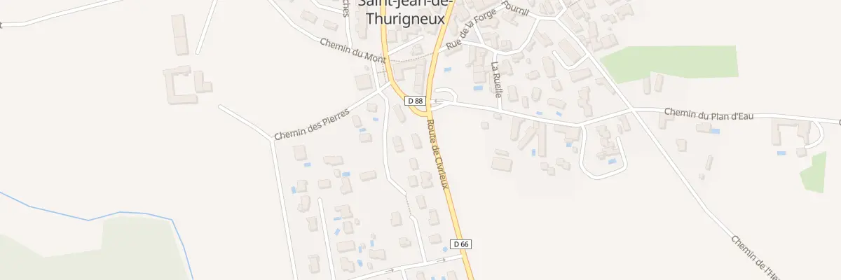 Plan du 2 Lot les Pagères à Saint-Jean-de-Thurigneux