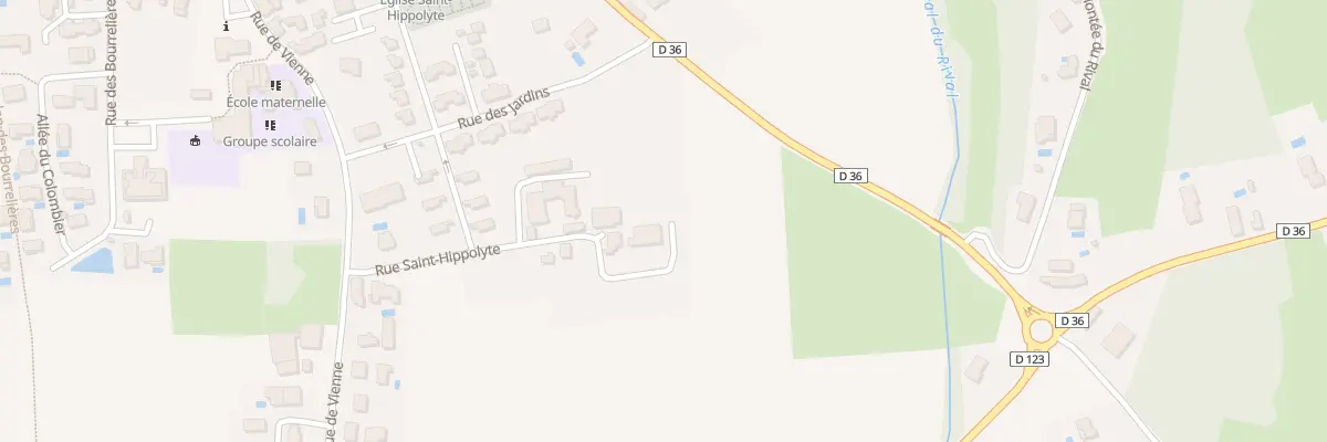 Plan du 8 Le Village Sud à Chuzelles