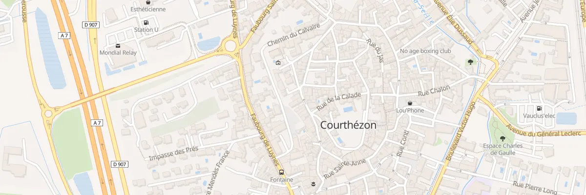Plan du 39 Rue du Four Neuf à Courthézon