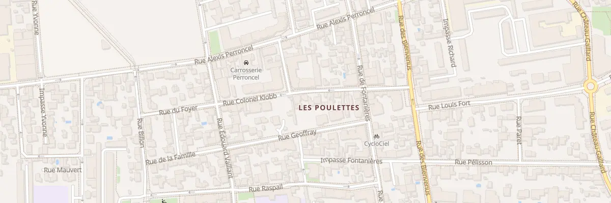 Plan du 18 Rue Col Klobb à Villeurbanne