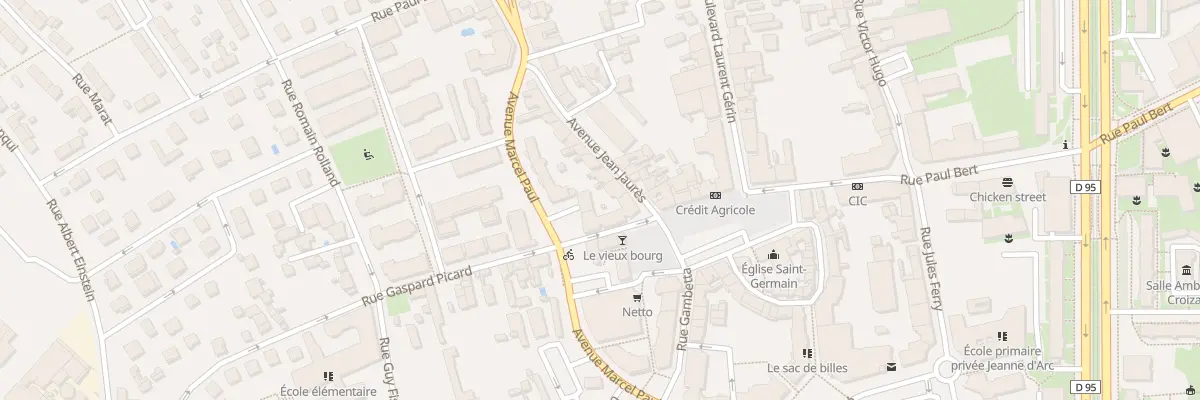 Plan du 72 Av Jean Jaurès à Vénissieux