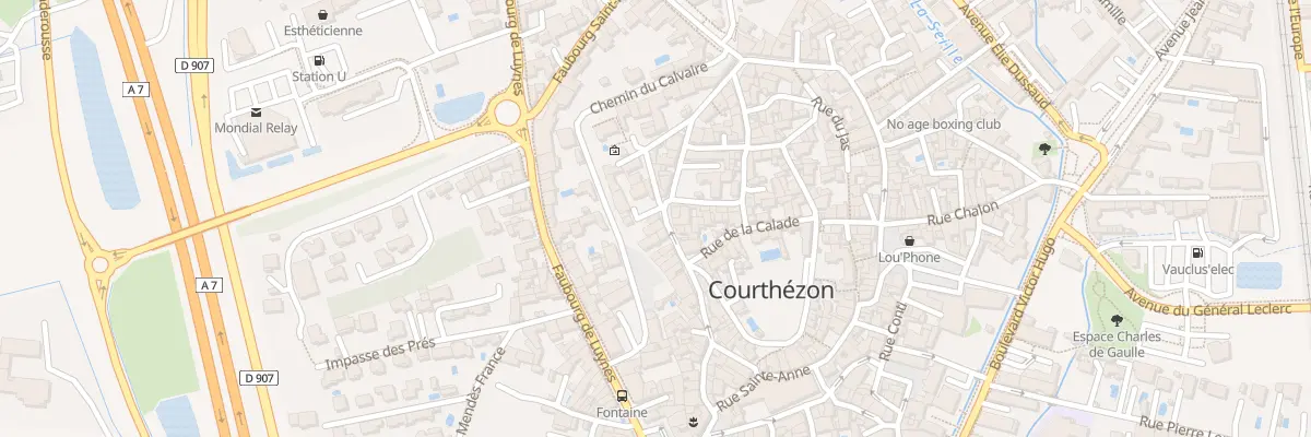 Plan du 41 Rue du Four Neuf à Courthézon
