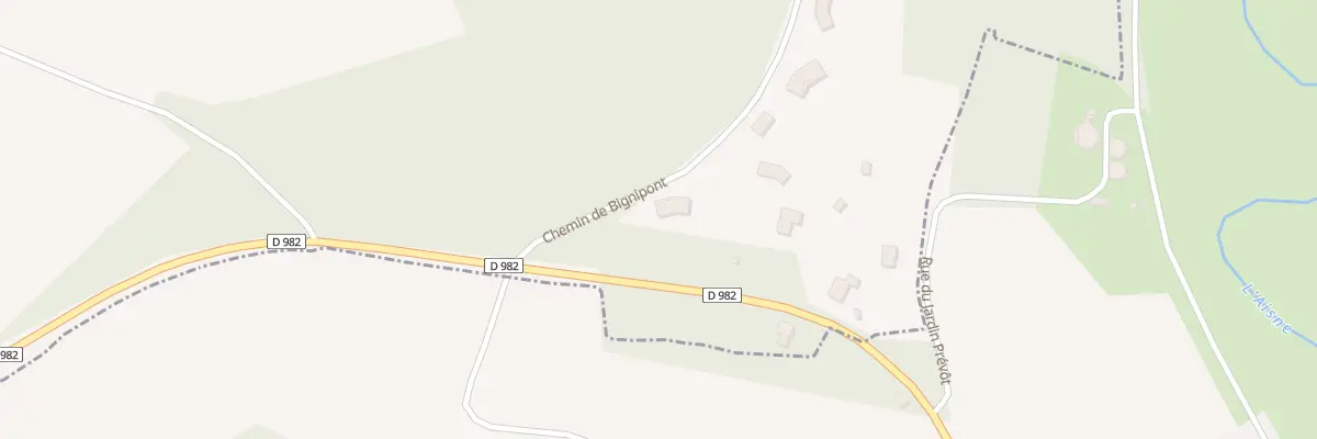 Plan du 74 Che de Bignipont à Chaudefontaine