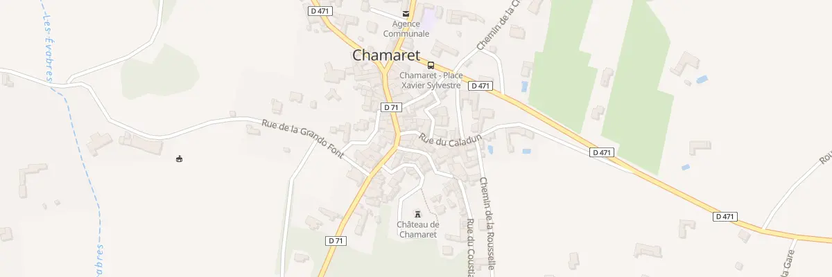 Plan du 5000 Rue du Coustias à Chamaret