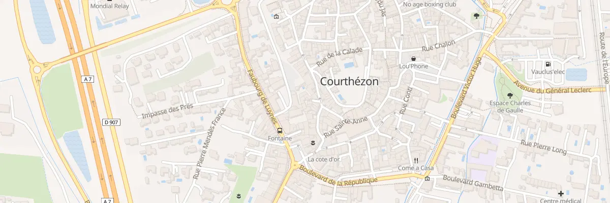 Plan du 17 Rue du Four Neuf à Courthézon