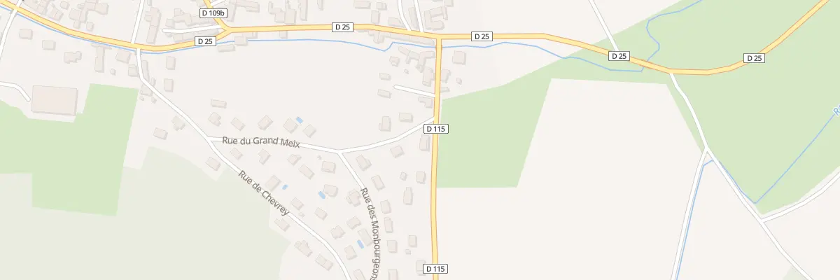 Plan du 18 Rue du Grand Meix à Meuilley