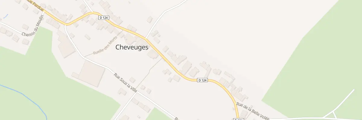 Plan du 35 Rue de la Belle Volée à Cheveuges
