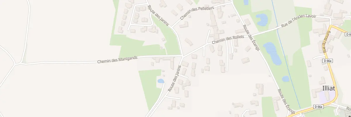 Plan du 5042 Manigand à Illiat
