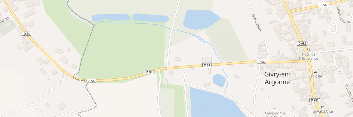 Plan du 5096 Rue de la Champagne à Givry-en-Argonne