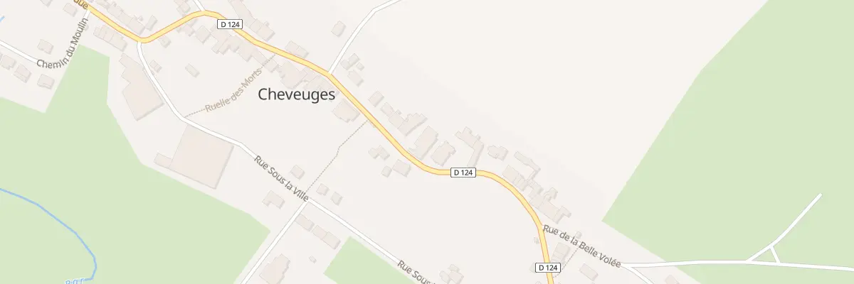 Plan du 41 Rue de la Belle Volée à Cheveuges