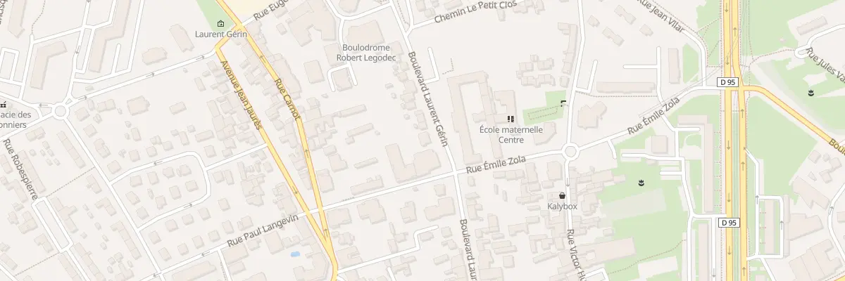 Plan du 32 Bd Laurent Gérin à Vénissieux