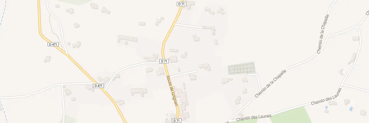 Plan du 5181 Les Champs à Chamaret