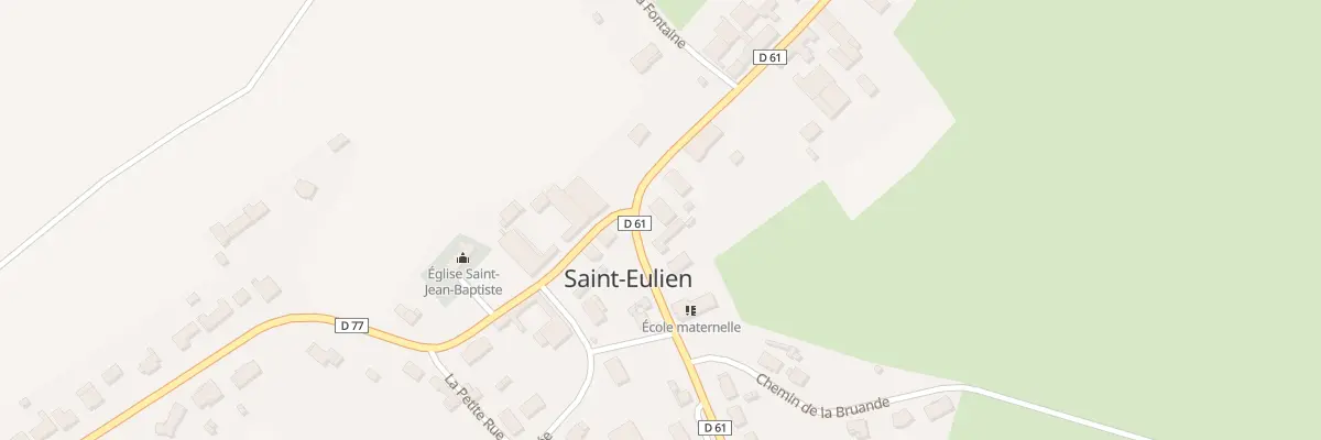 Plan du 1 Rte de Saint-dizier à Saint-Eulien
