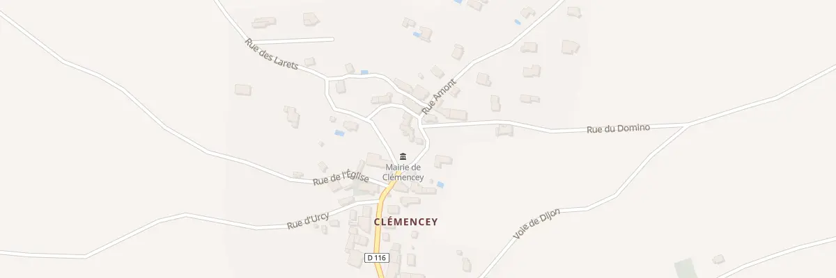 Plan du 3 Rue Rue Amont - Clemencey à Valforêt