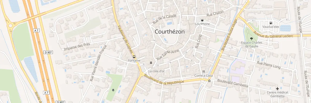 Plan du 8 Rue du Four Neuf à Courthézon