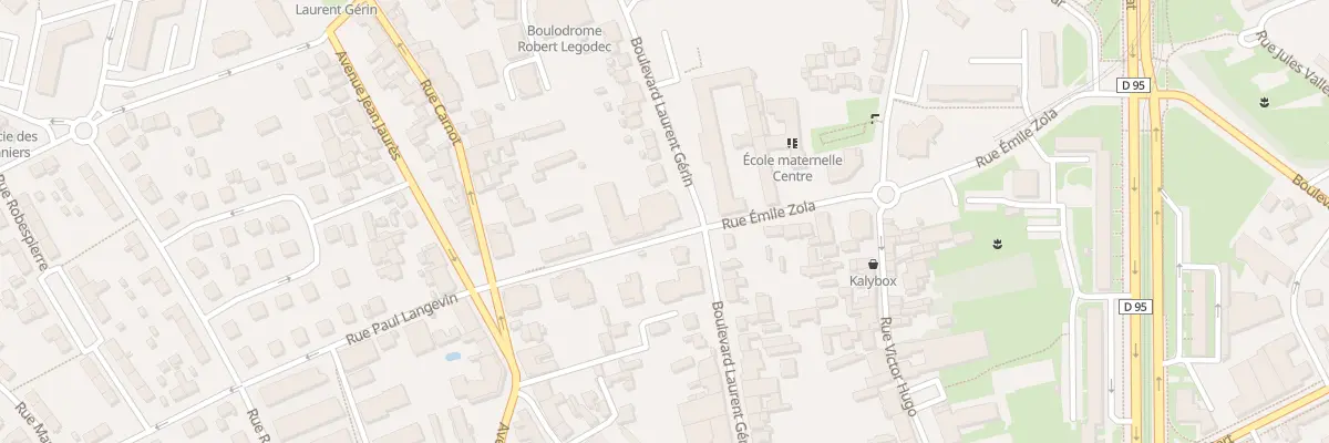 Plan du 34 Bd Laurent Gérin à Vénissieux