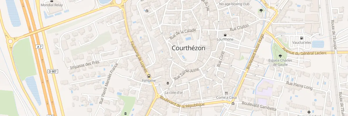 Plan du 16 Rue du Four Neuf à Courthézon