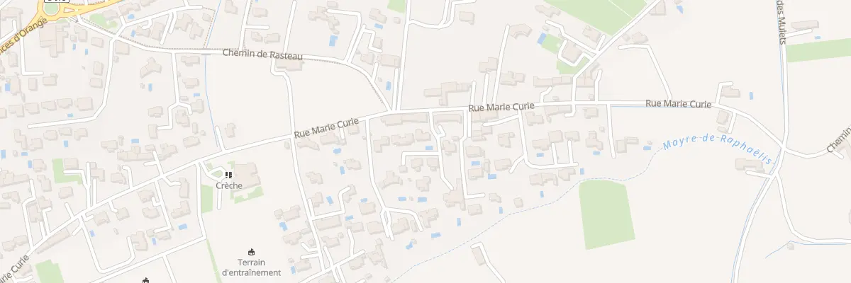 Plan du 6537 Rue Marie Curie à Camaret-sur-Aigues