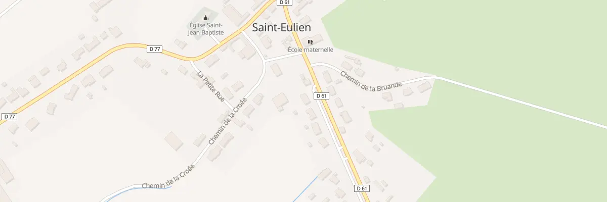 Plan du 6 Rte de Saint-dizier à Saint-Eulien