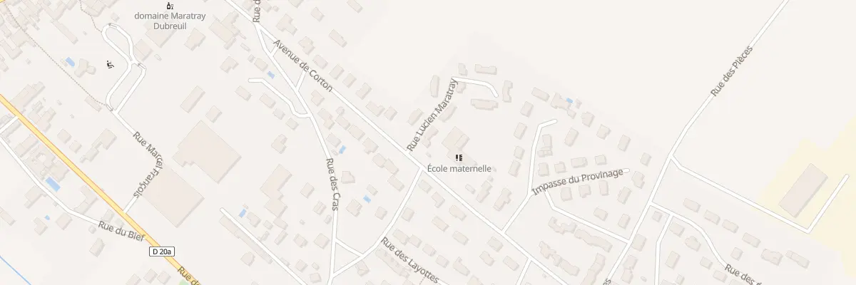 Plan du 2 Rue Lucien Maratray à Ladoix-Serrigny