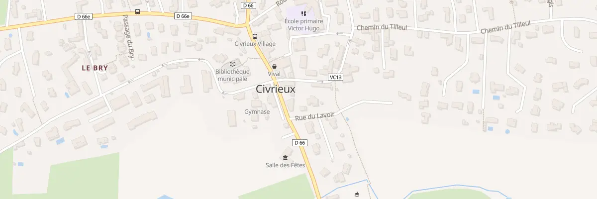 Plan du 153 Rte de Lyon à Civrieux