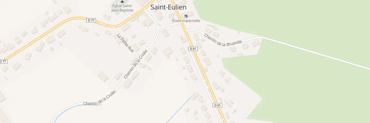 Plan du 8 Rte de Saint-dizier à Saint-Eulien