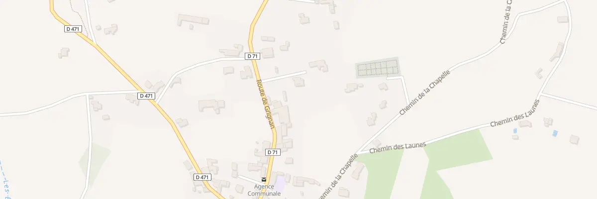 Plan du 5180 Les Champs à Chamaret