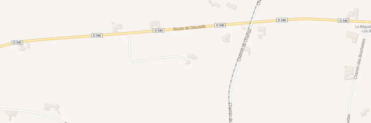 Plan du 5190 Champi à La Bâtie-Rolland