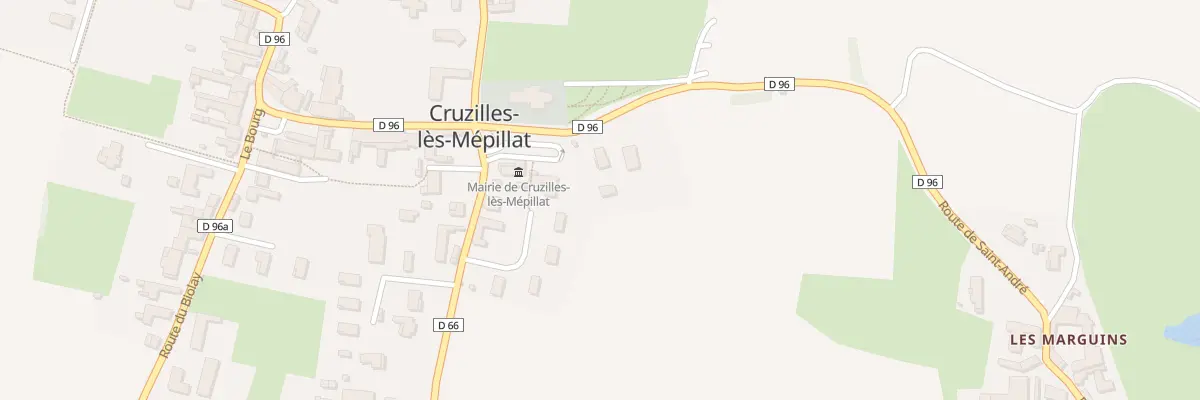 Plan du 145 Rte de Saint Andre à Cruzilles-lès-Mépillat