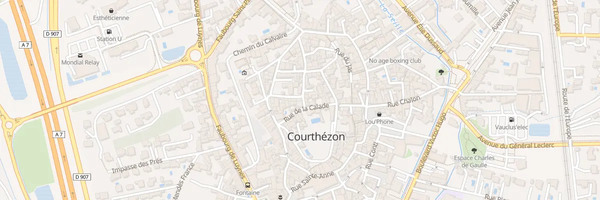 Plan du 8 Rue Gabriel Rambaud à Courthézon