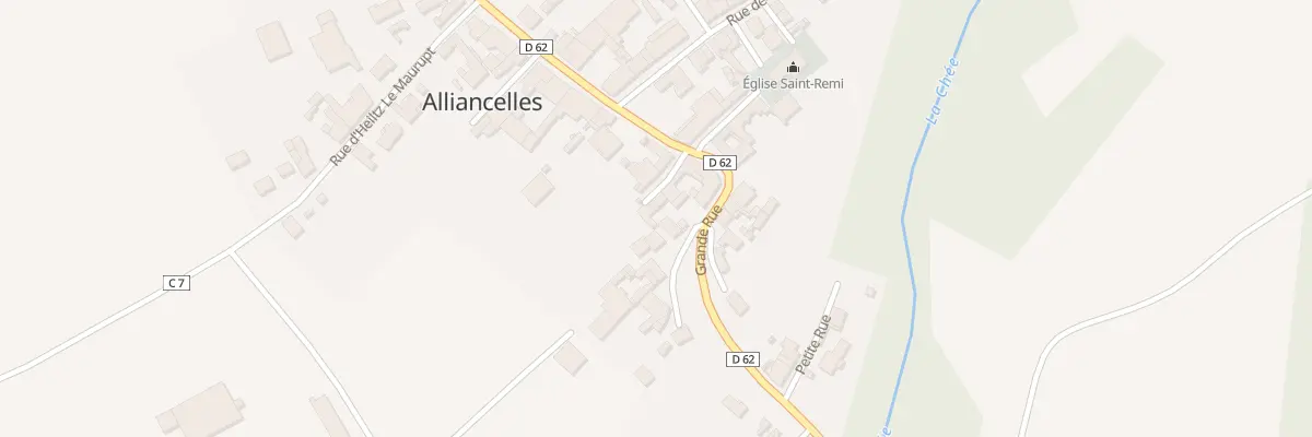 Plan du 1B Rue du Cul de Sac à Alliancelles
