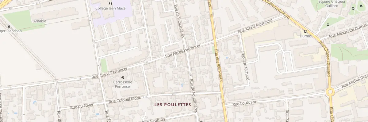 Plan du 34 Rue de Fontanières à Villeurbanne