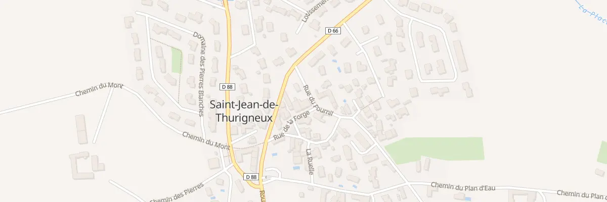 Plan du 6 Rue du Fournil à Saint-Jean-de-Thurigneux
