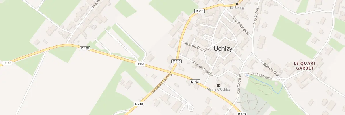Plan du 236 Rue de Mercey à Uchizy